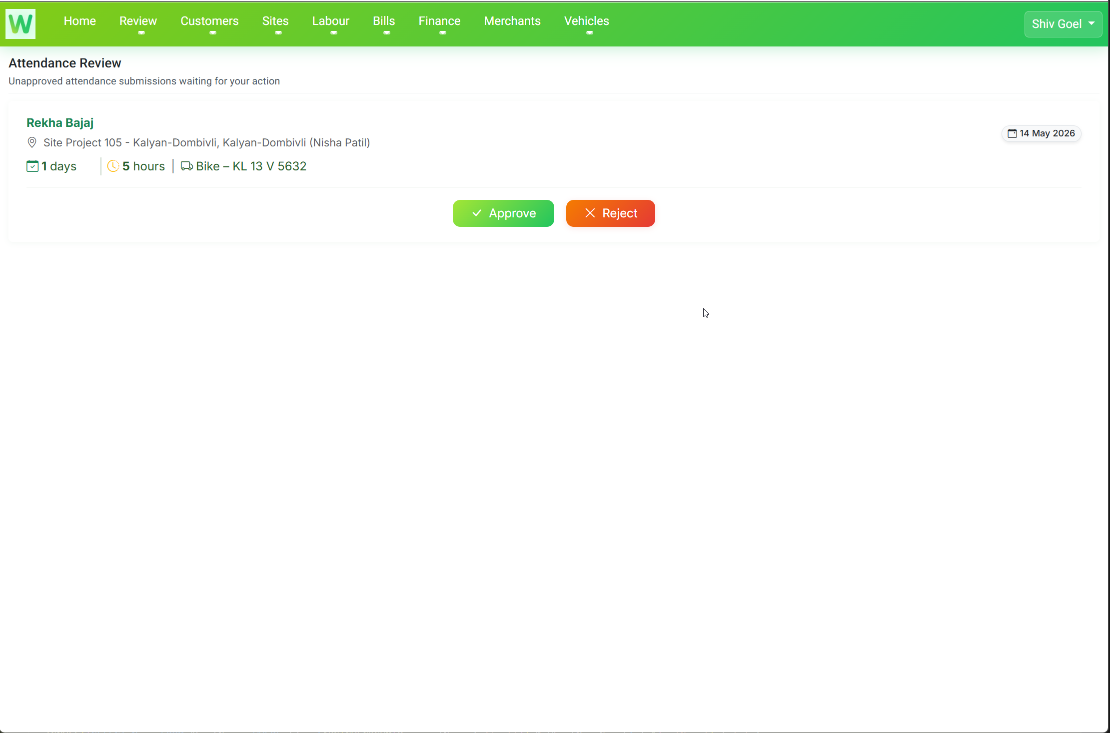 Attendance Review